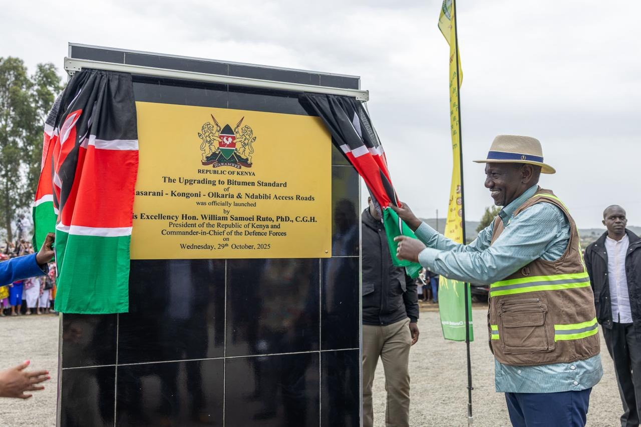 PRESIDENT RUTO LAUNCHES KSH3.7 BILLION ROAD UPGRADE TO TRANSFORM NAKURU COUNTY CONNECTIVITY
