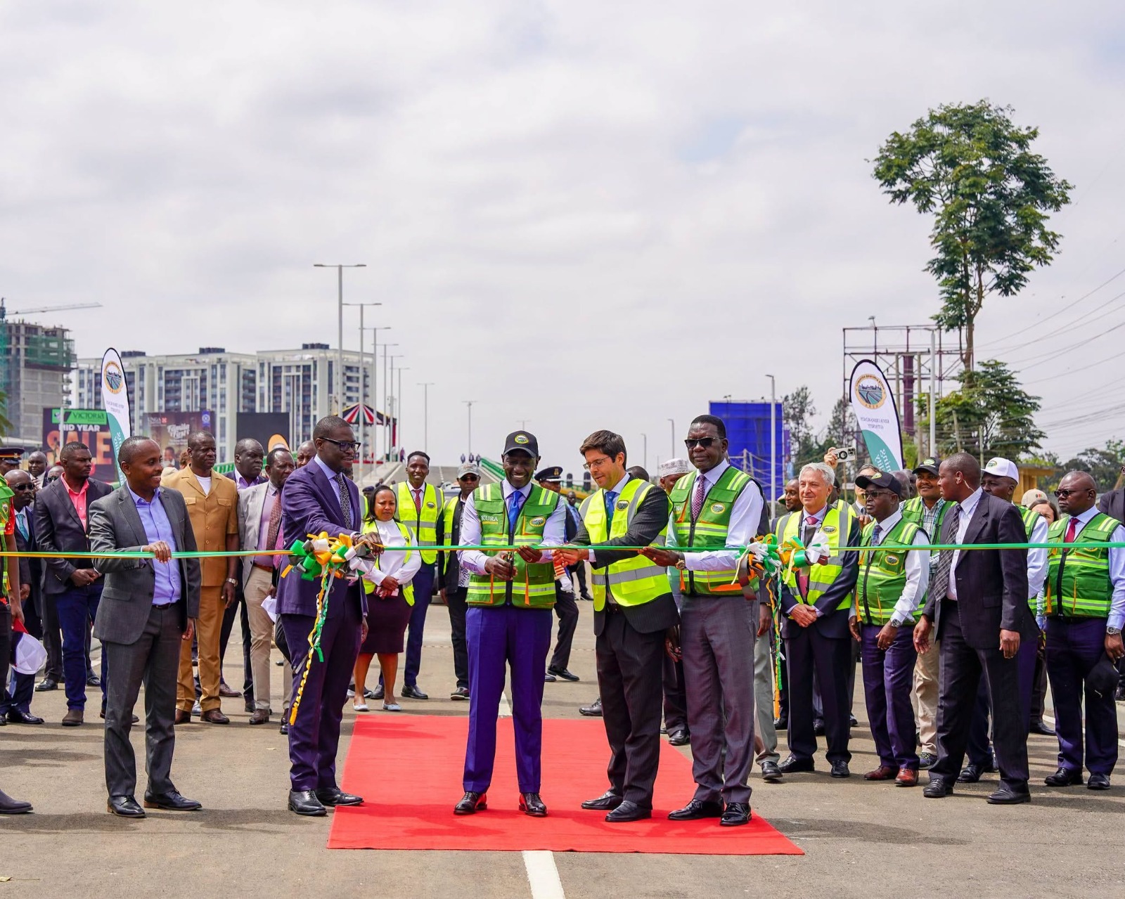 President Ruto Commissions KSh3.8 Billion Ngong Road–Naivasha Road Flyover