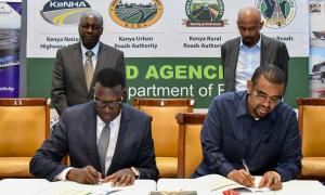 KRB Board Chair Signing Performance Contract