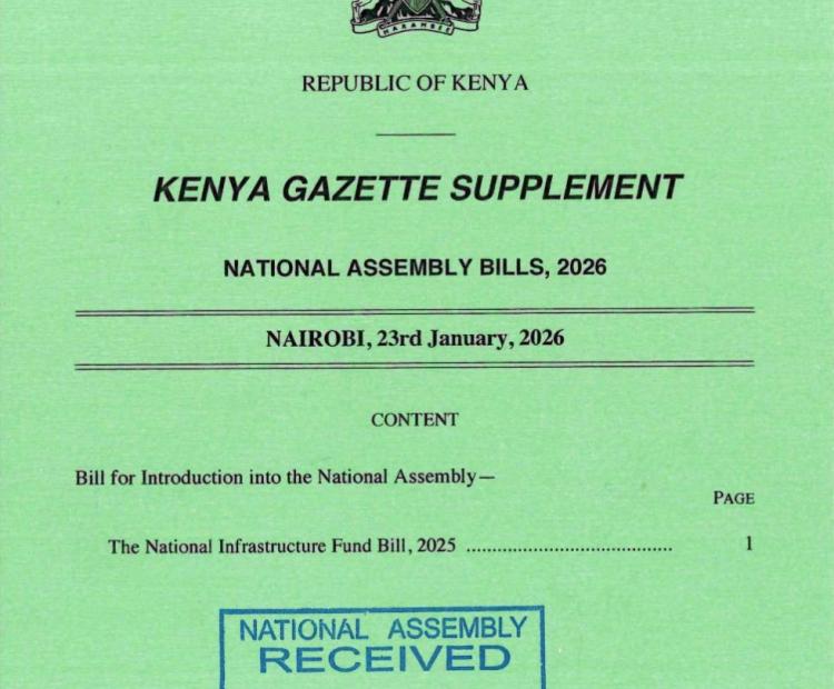 THE NATIONAL ASSEMBLY PASSES LANDMARK NATIONAL INFRASTRUCTURE FUND