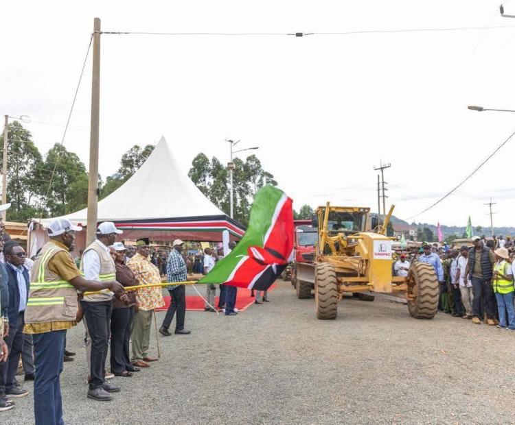 H.E. President William Ruto Unveils Major Road Projects to Drive Growth in Kisii County