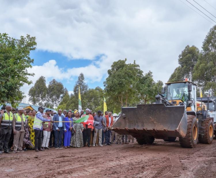 Government Accelerates Rural Connectivity and Economic Growth with Launch of Strategic Road Projects in Murang’a County  